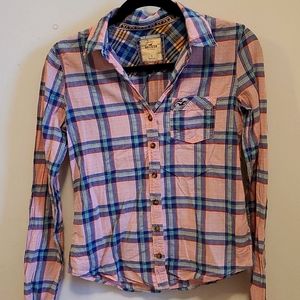 HOLLISTER long sleeve, S-size, thin cotton, Shirt